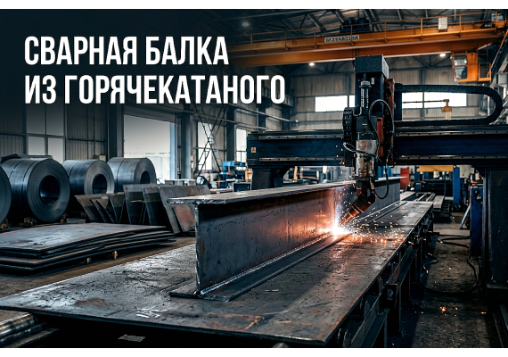 Сварная балка из горячекатаного листа: когда стандартного двутавра недостаточно