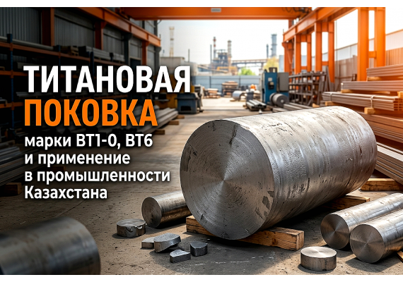 Титановая поковка: марки ВТ1-0, ВТ6 и применение в промышленности Казахстана