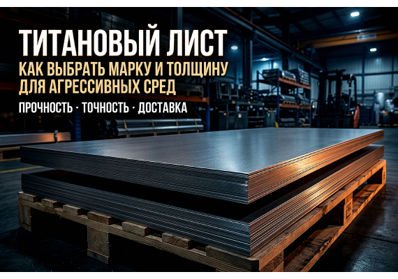 Титановый лист: как выбрать марку и толщину для агрессивных сред