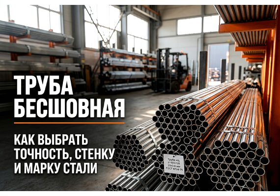 Труба бесшовная холоднодеформированная: как выбрать точность, стенку и марку стали