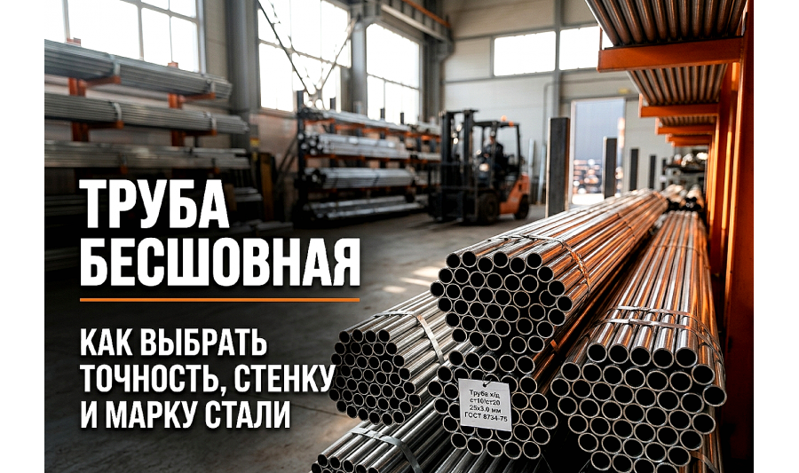 Труба бесшовная холоднодеформированная: точность и прочность