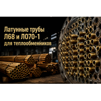 Труба латунная Л68 и ЛО70-1 для теплообменников: выбор сплава, развальцовка и защита от коррозии