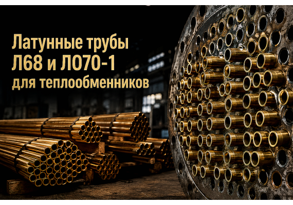 Труба латунная Л68 и ЛО70-1 для теплообменников: выбор сплава, развальцовка и защита от коррозии