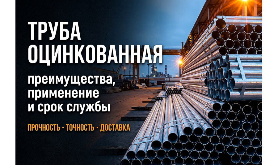 Труба стальная оцинкованная: почему она служит 30+ лет и как её выбрать