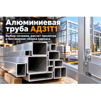 Труба профильная алюминиевая (бокс) АД31Т1: выбор сечения, расчет нагрузок и монтаж каркасов
