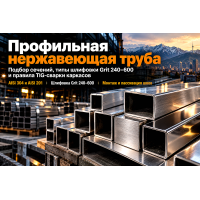 Профильная нержавеющая труба AISI 304 и AISI 201: как выбрать сечение, поверхность и смонтировать каркас в Алматы