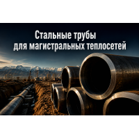 Стальные трубы для магистральных теплосетей: выбор ГОСТ 8732 и 10705, марок стали 20 и 09Г2С, расчет стенки и гидравлики в Алматы