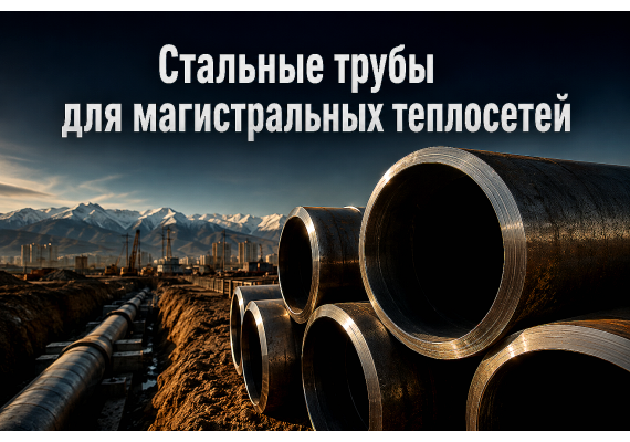 Стальные трубы для магистральных теплосетей: выбор ГОСТ 8732 и 10705, марок стали 20 и 09Г2С, расчет стенки и гидравлики в Алматы