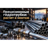 Прецизионные гидравлические стальные трубки (EN 10305-4, DIN 2391): выбор, расчет давления и монтаж под врезное кольцо DIN 2353 в Алматы