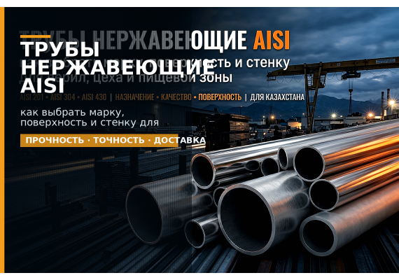 Трубы нержавеющие AISI: как выбрать марку, поверхность и стенку для перил, цеха и пищевой зоны
