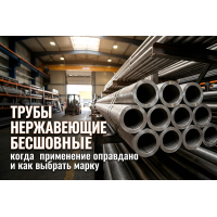 Трубы нержавеющие бесшовные: когда применение оправдано и как выбрать марку