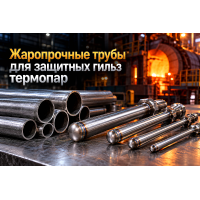 Трубы жаропрочные для защитных гильз термопар: выбор стали (AISI 310S, 20Х23Н18, 15Х25Т), расчет стенки и заварка донышка