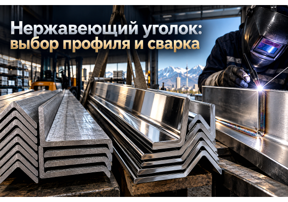 Уголок нержавеющий AISI 304, 316 и 12Х18Н10Т: выбор горячекатаного и полированного профиля, расчет нагрузок и сварка