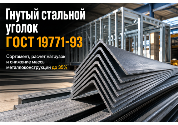 Уголок стальной гнутый равнополочный: сортамент по ГОСТ 19771-93, расчет нагрузок и монтаж в Алматы