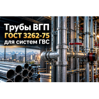 Водогазопроводные трубы ГОСТ 3262-75 для систем рециркуляции ГВС: расчет диаметров, температурные удлинения и монтаж