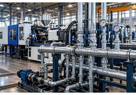 Водогазопроводные трубы ГОСТ 3262-75 для технологического охлаждения станков, ТПА и прессов: расчет Ду 20–80, замкнутые контуры и монтаж в Алматы