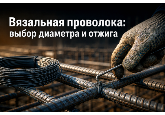 Вязальная проволока для арматуры: как выбрать диаметр под стержни, светлый или черный отжиг и способ вязки