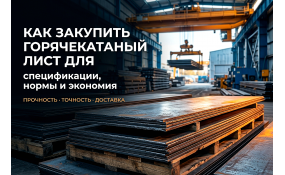 Закупка горячекатаного листа для производства: как составить заказ и сэкономить