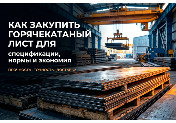 Как закупить горячекатаный лист для производства: спецификации, нормы и экономия