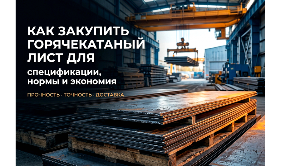 Закупка горячекатаного листа для производства: как составить заказ и сэкономить