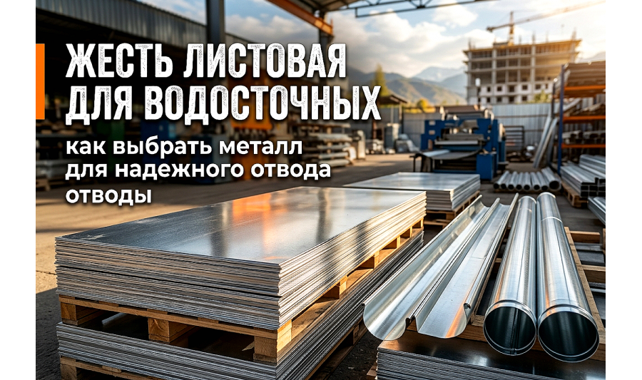 Жесть листовая для водосточных систем: выбор металла и особенности монтажа