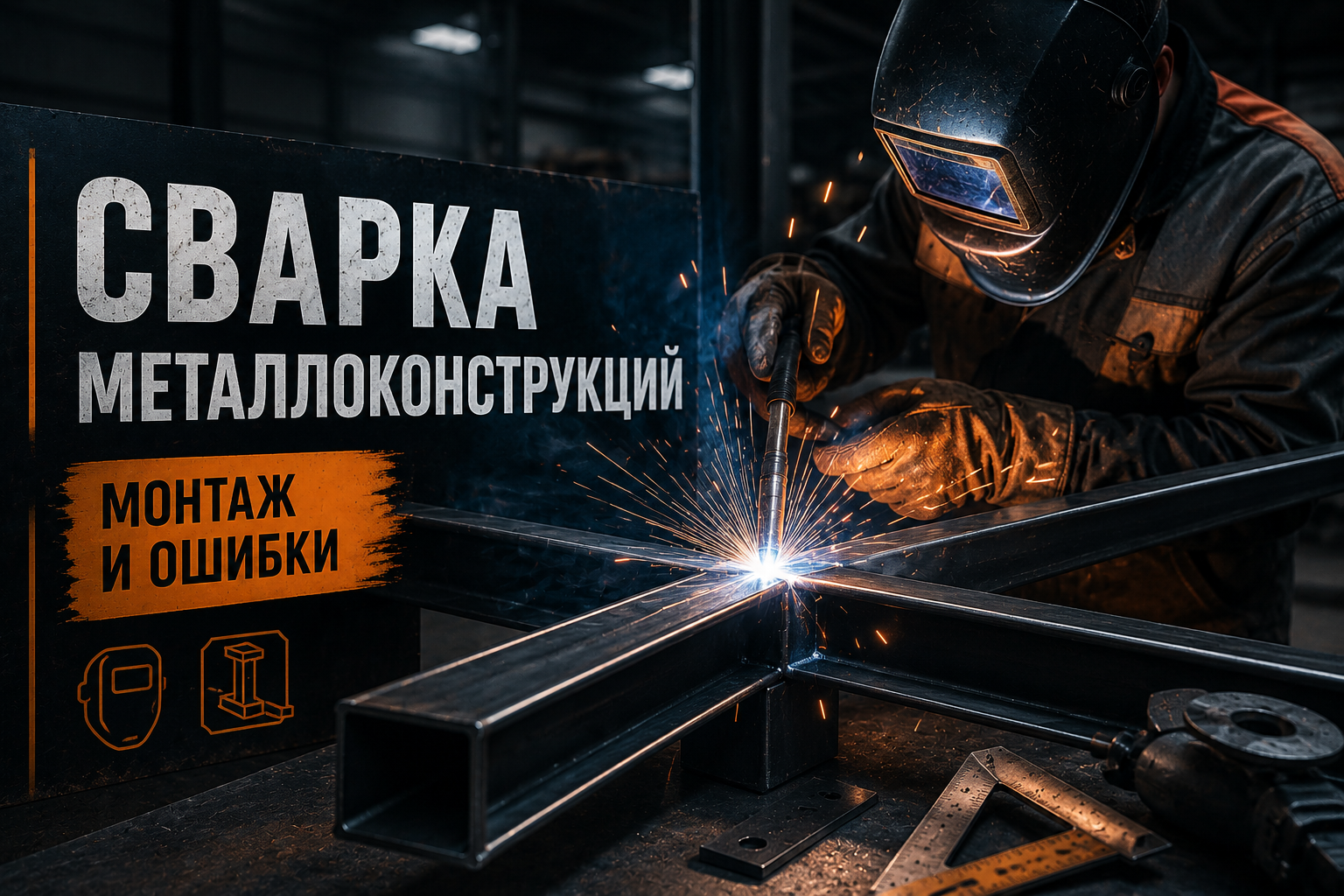 Сварка металлоконструкций: виды соединений, контроль качества и ошибки новичков