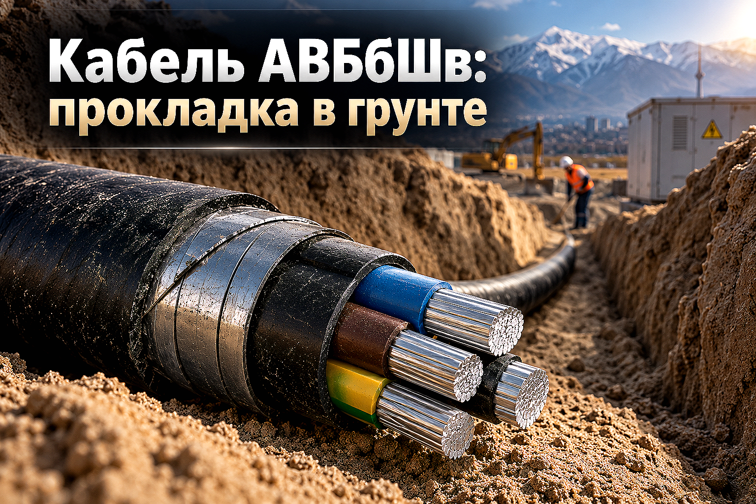 Бронированный алюминиевый кабель АВБбШв: выбор сечения, прокладка в земле и подключение к щиту