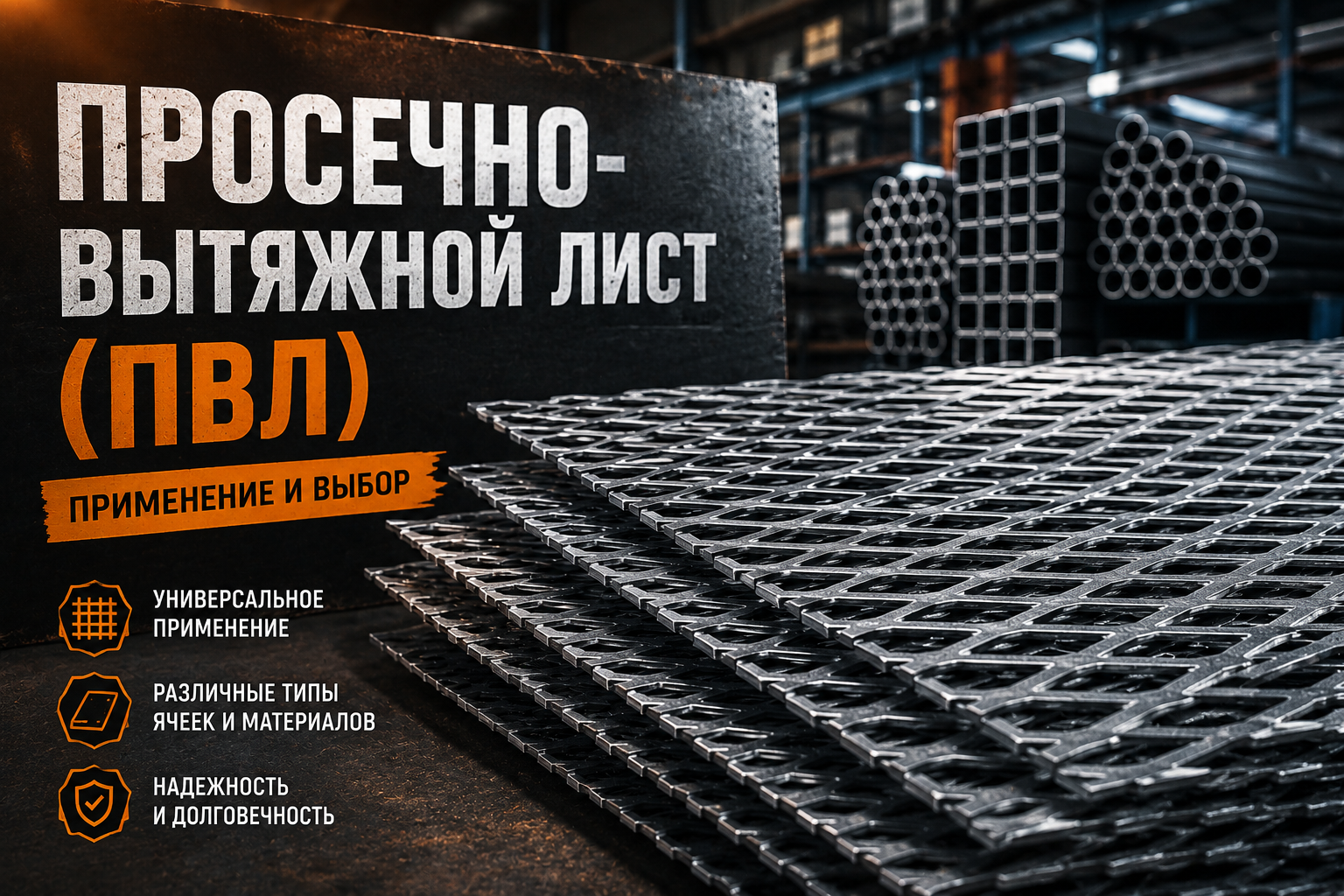 Просечно-вытяжной лист ПВЛ: как выбрать для настила, ступеней и ограждений