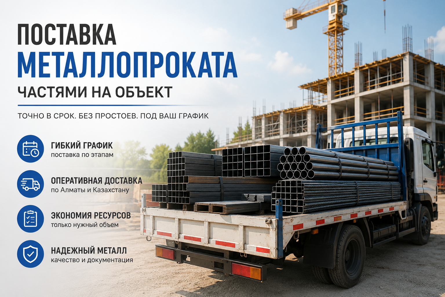 Поставка металлопроката частями: как не завалить объект и не сорвать работы