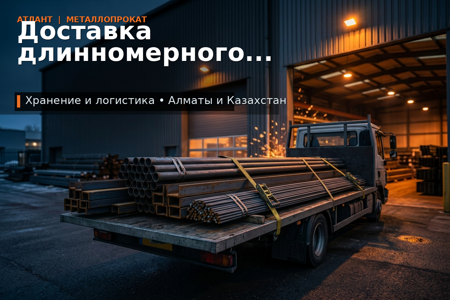 Доставка длинномерного металлопроката: как не сорвать объект из-за машины, подъезда и разгрузки