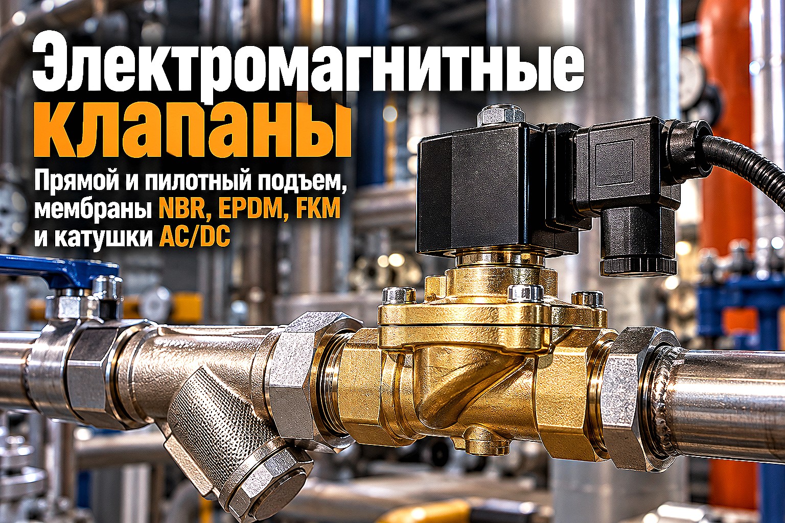 Электромагнитные (соленоидные) клапаны: выбор типа действия, подбор мембран и правила монтажа