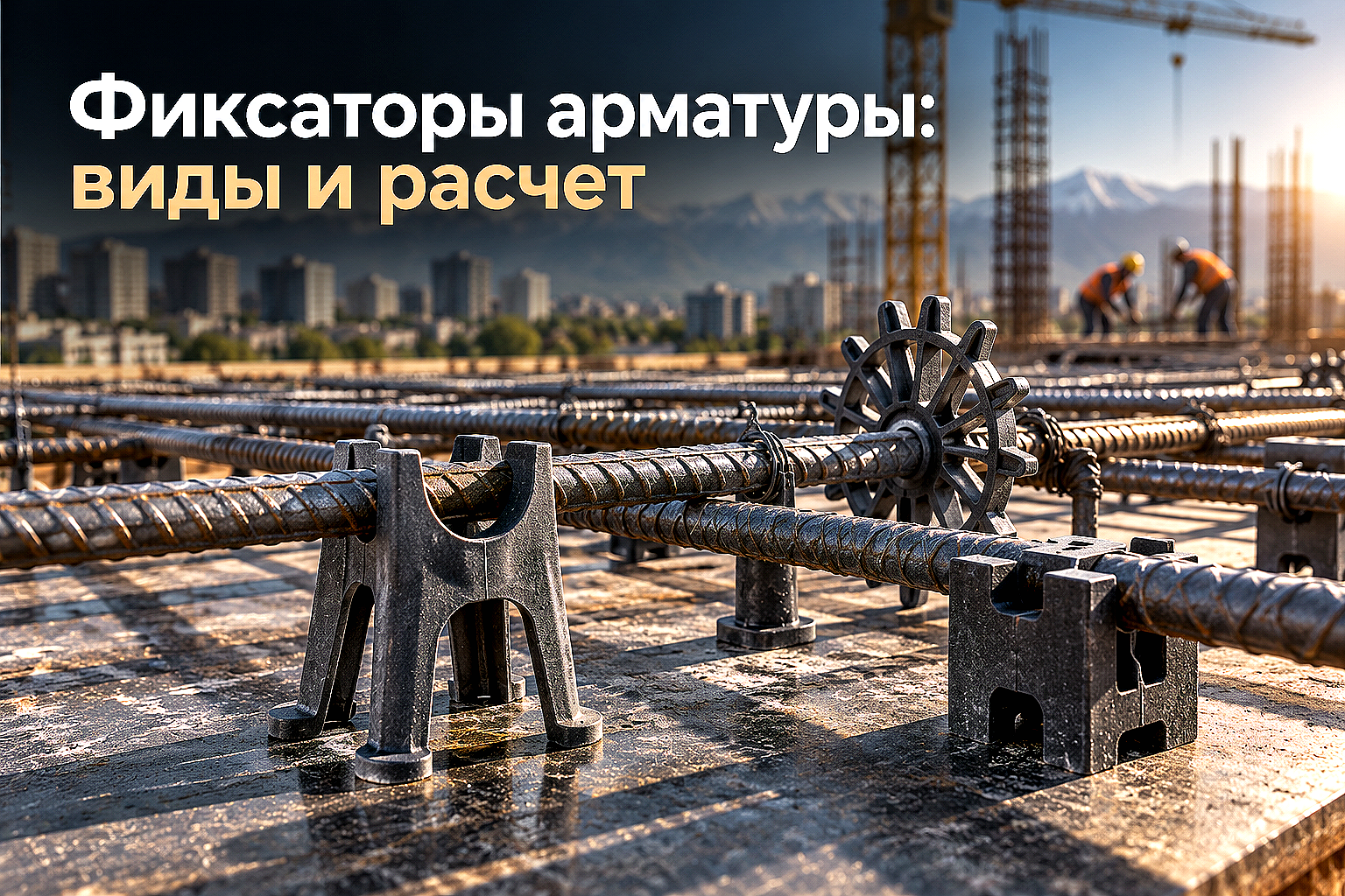 Пластиковые фиксаторы защитного слоя арматуры: виды, подбор и расчет расхода на 1 м²