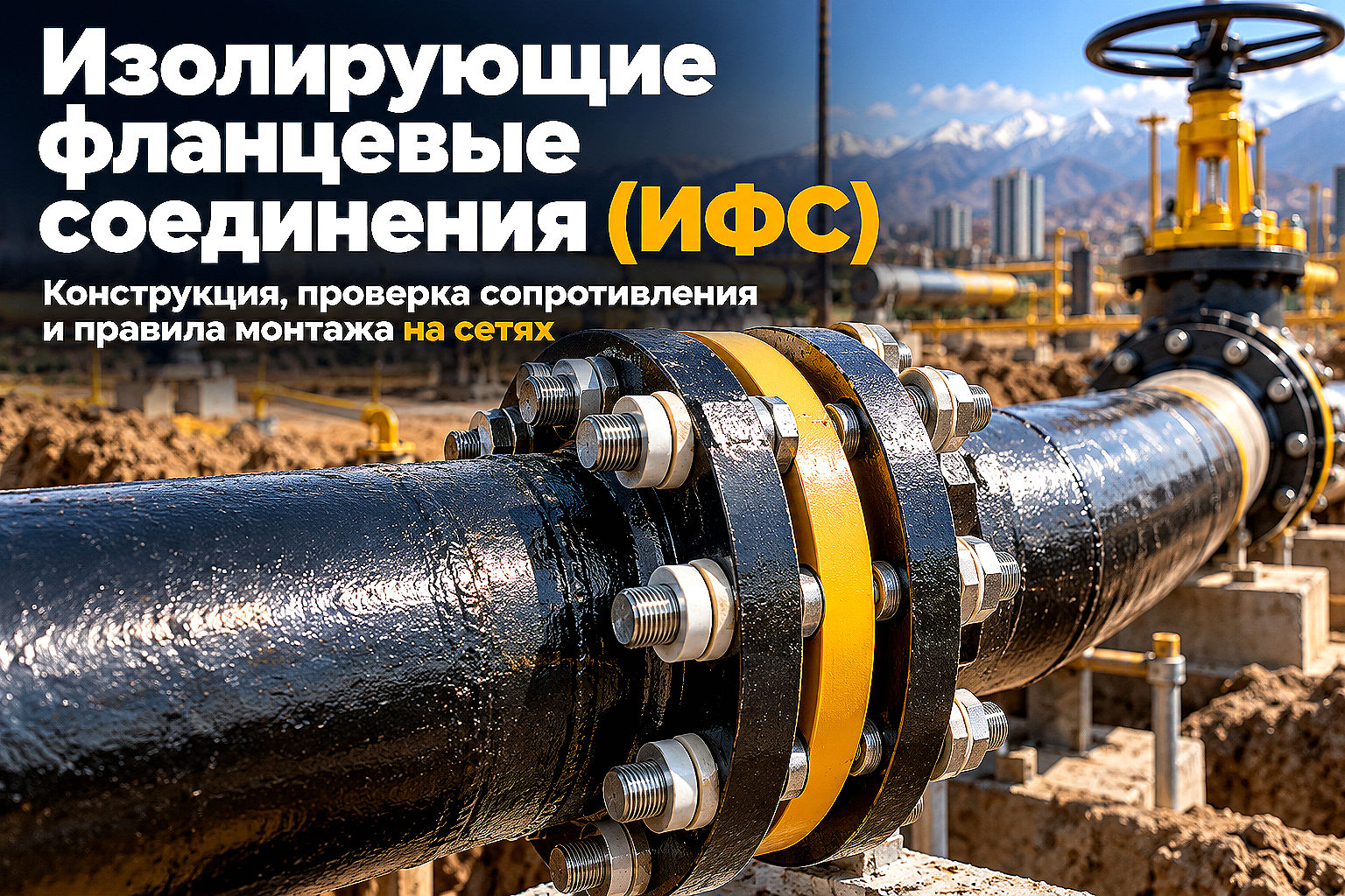Изолирующие фланцевые соединения (ИФС): выбор конструкции, проверка сопротивления и монтаж на трубопроводах