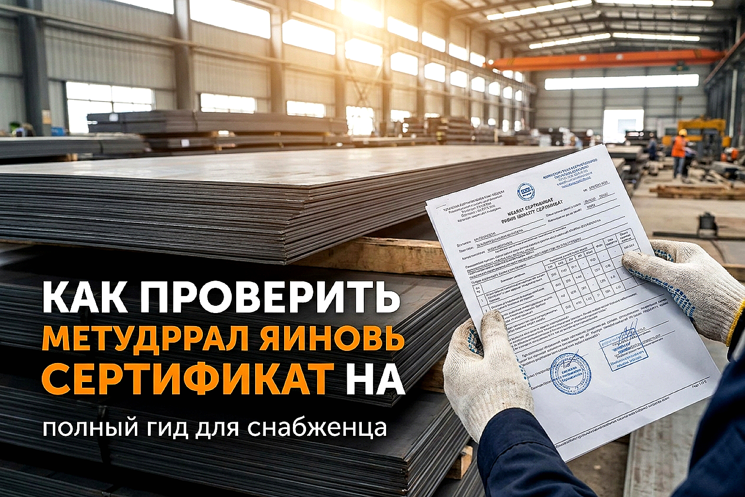 Как проверить сертификат на металлопрокат: на что смотреть снабженцу
