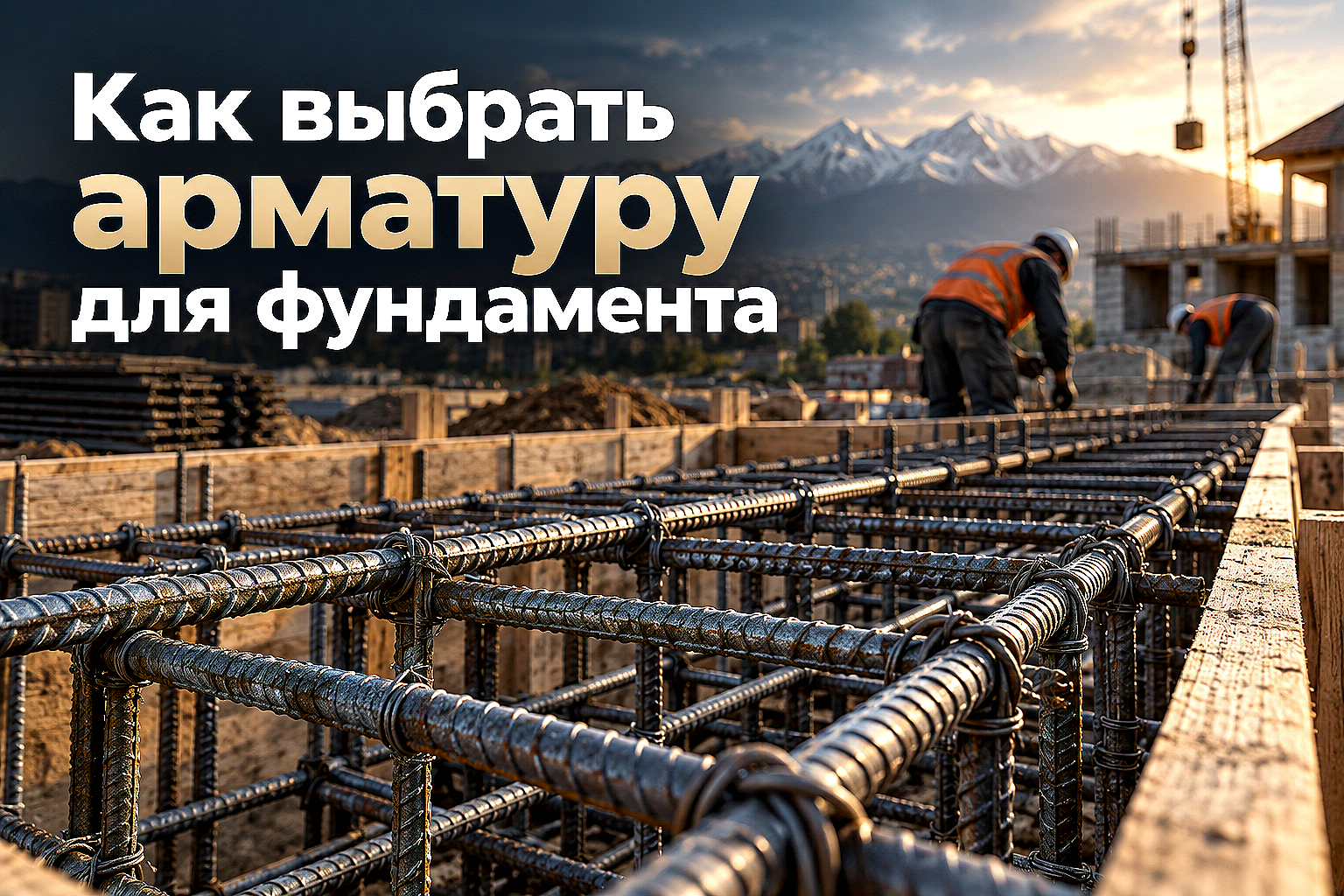 Как выбрать арматуру для фундамента