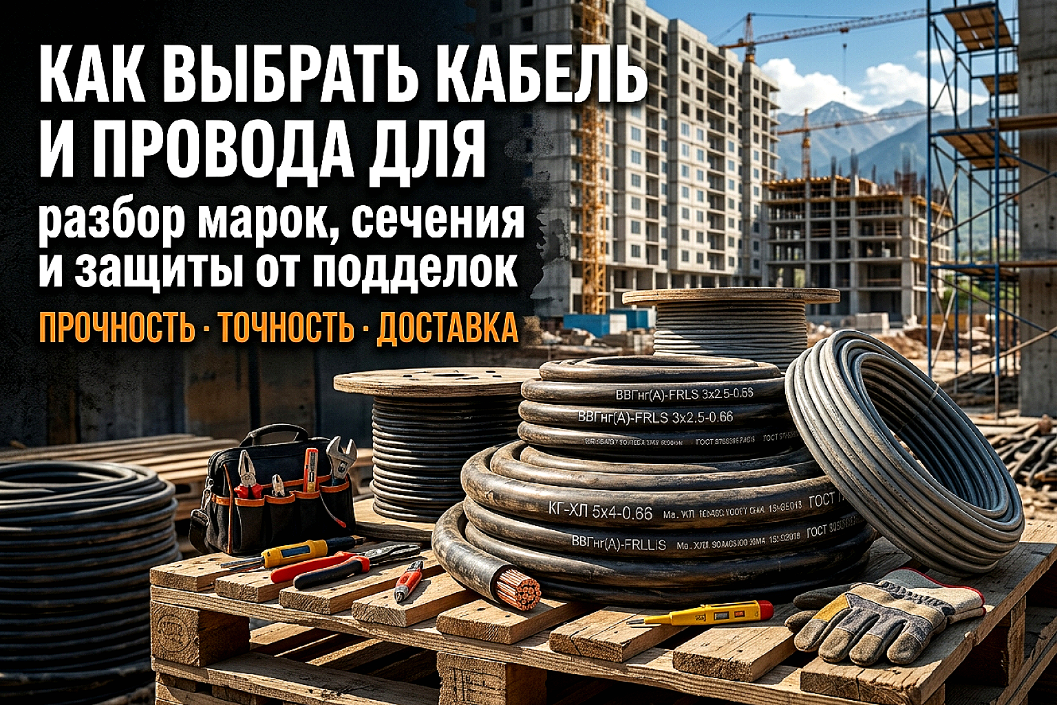 Как выбрать кабель и провода для стройки: практический гид
