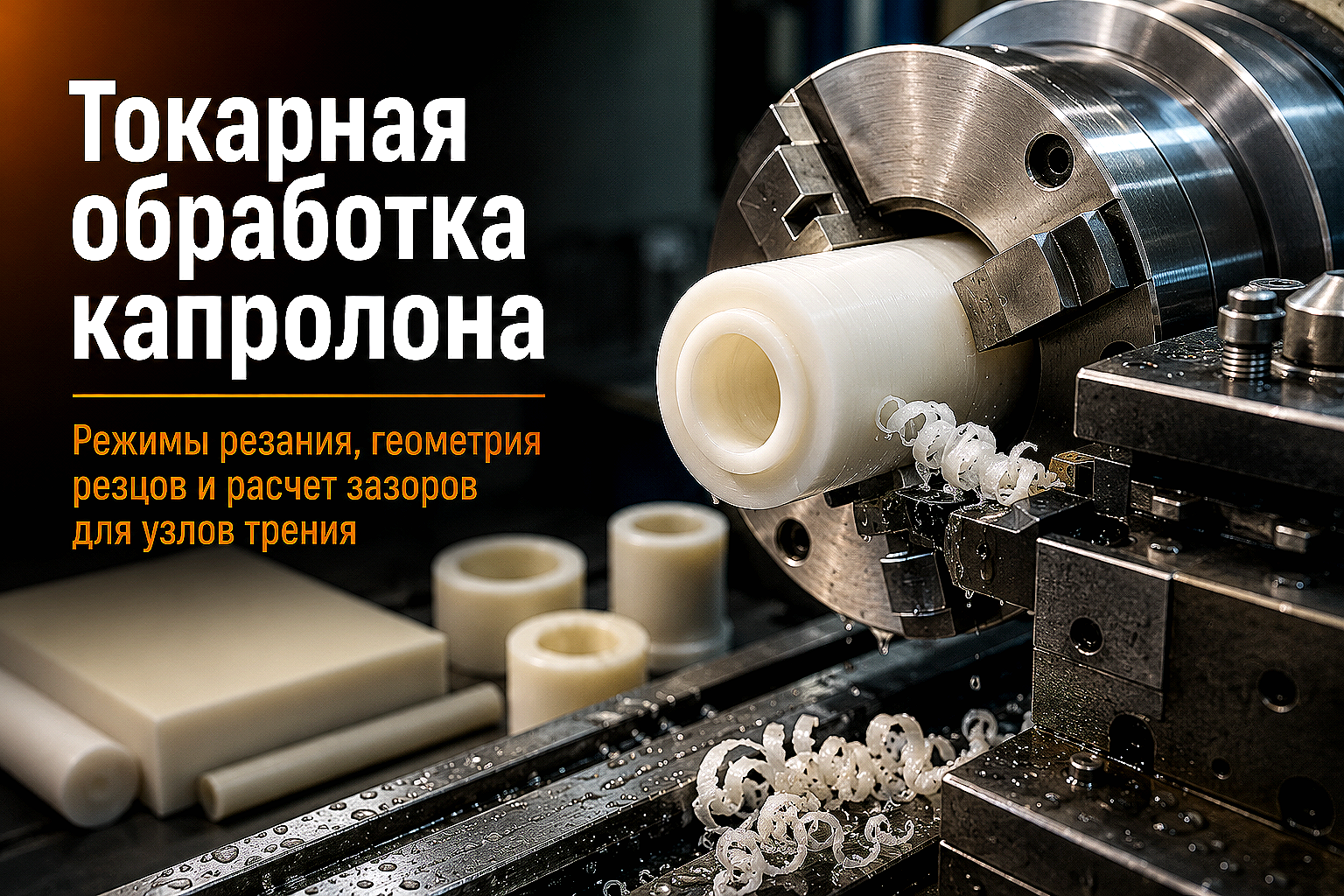 Капролон листовой и стержневой: свойства, токарная обработка и замена металла в узлах трения