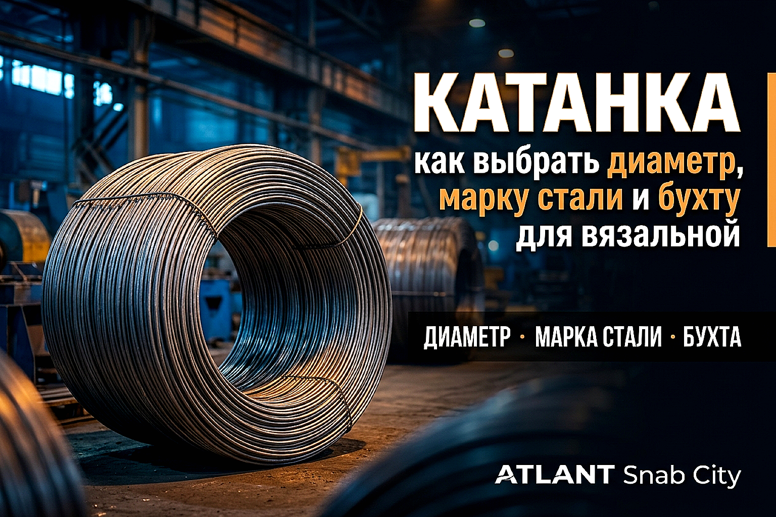 Катанка: как выбрать диаметр, марку стали и бухту
