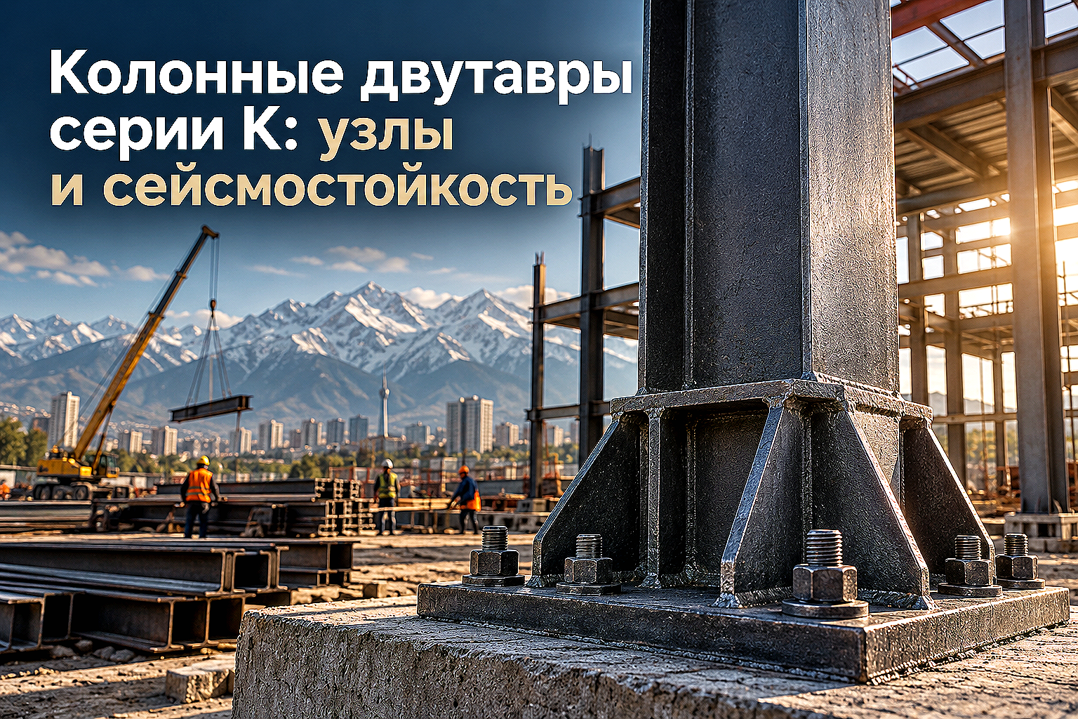 Колонные двутавры серии К (20К–40К): расчет несущей способности, узлы сопряжения и сейсмостойкость