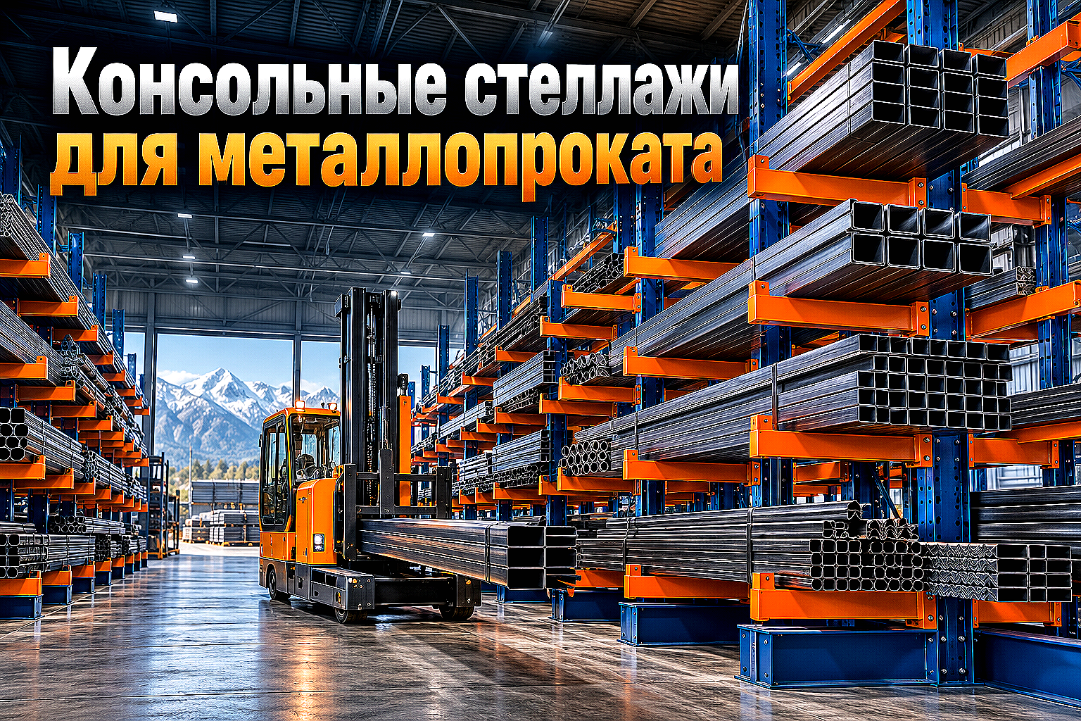Консольные стеллажи для хранения металлопроката: расчет нагрузок на консоль, шаг колонн и монтаж в сейсмозоне