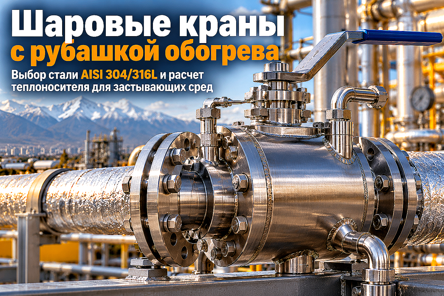 Кран нержавеющий шаровой с рубашкой обогрева: выбор конструкции для застывающих сред, расчет пара и монтаж