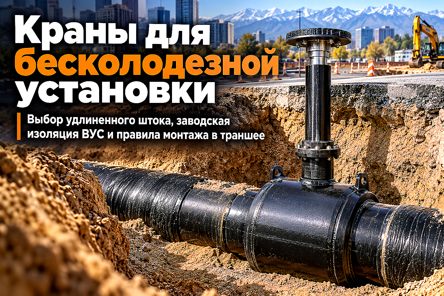 Краны шаровые для подземной бесколодезной установки с удлиненным штоком: выбор, расчет глубины и монтаж