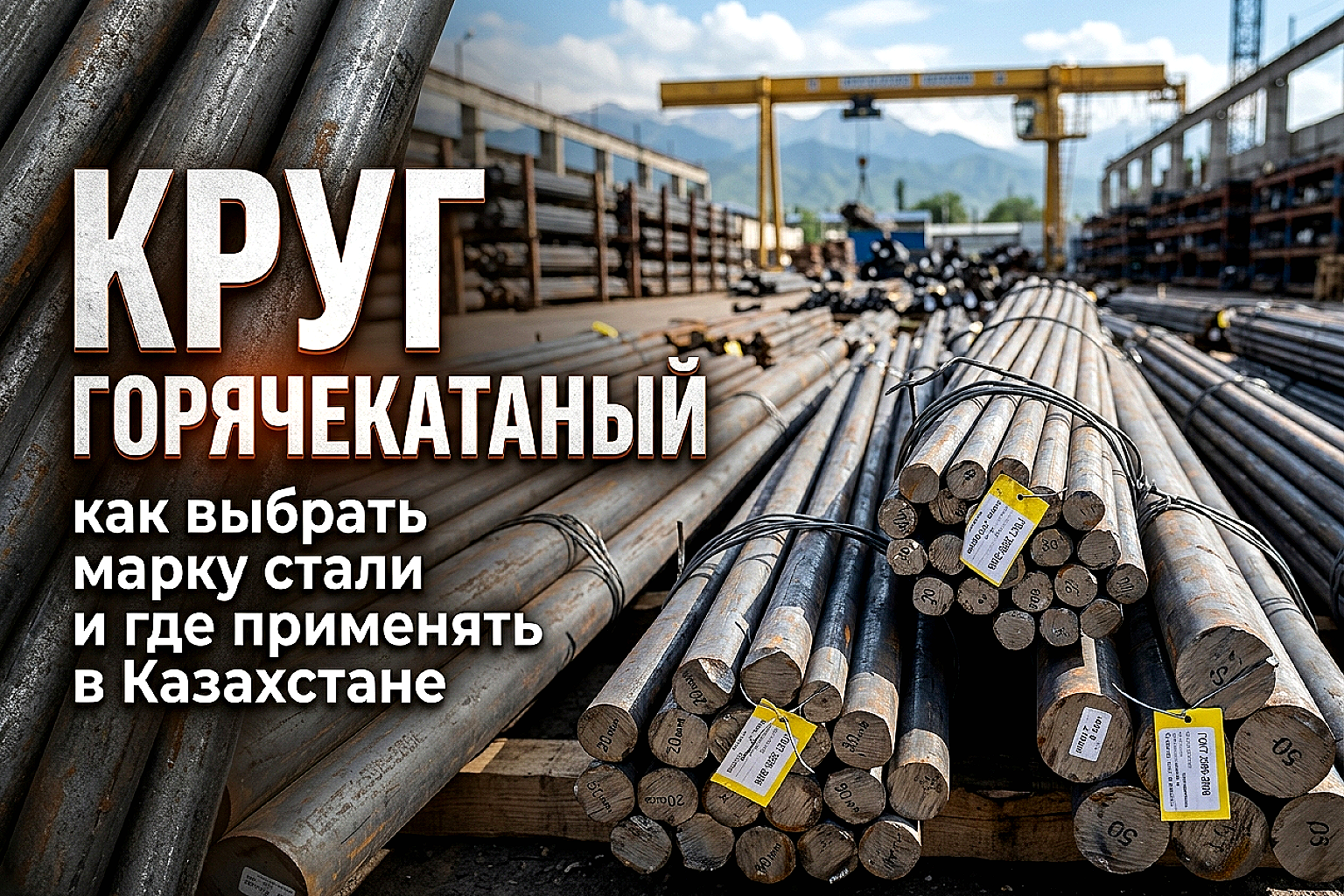 Круг горячекатаный: характеристики, марки стали и применение