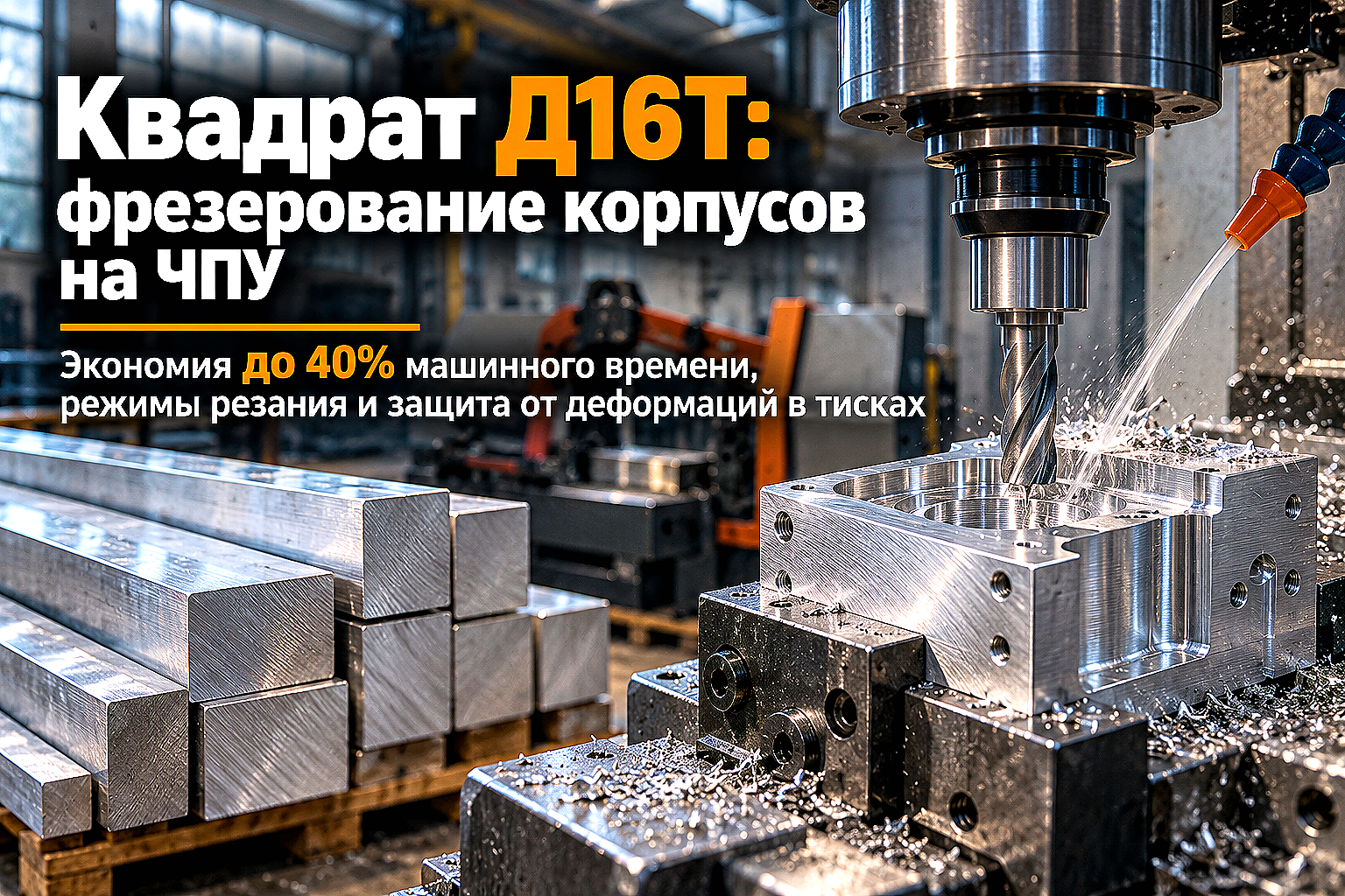 Квадрат дюралюминиевый Д16Т: выбор сечений, режимы фрезерования на ЧПУ и применение