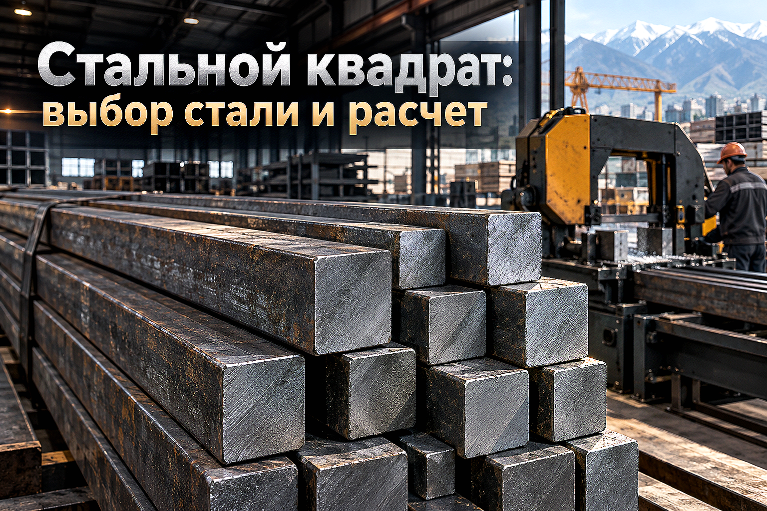 Квадрат стальной горячекатаный: выбор марок стали Ст3, 09Г2С и Ст45, расчет веса и применение в силовых узлах