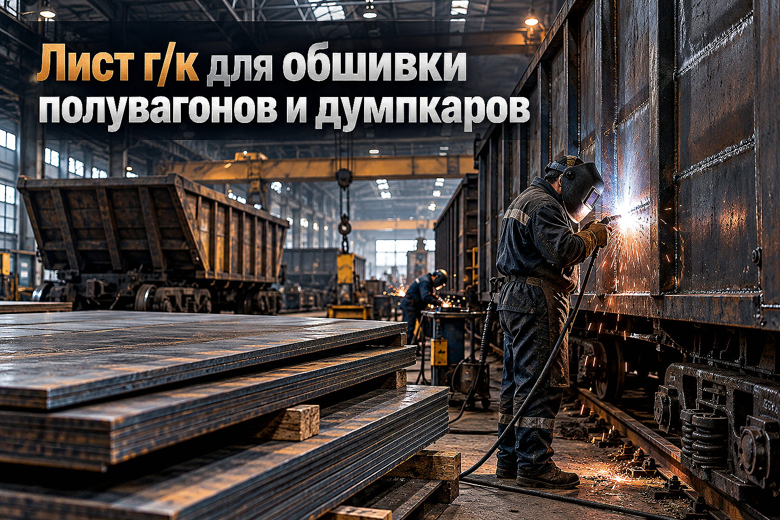 Лист горячекатаный для ремонта кузовов полувагонов, думпкаров и платформ: выбор стали, расчет толщины и сварка