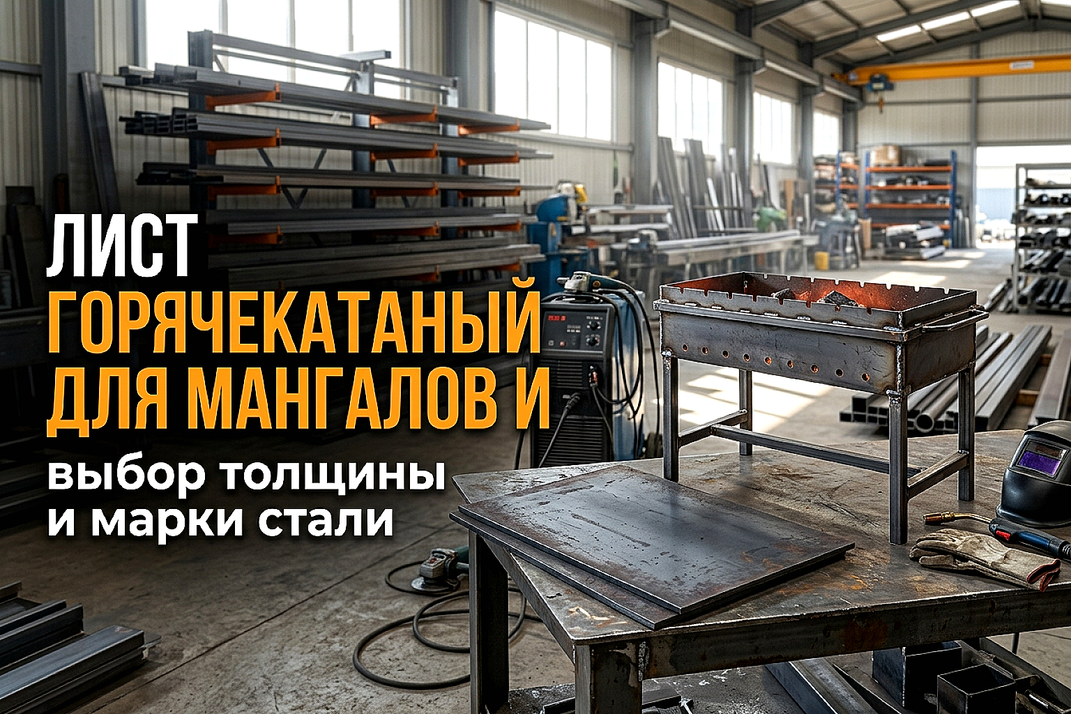 Лист горячекатаный для мангалов и уличных печей: как выбрать металл