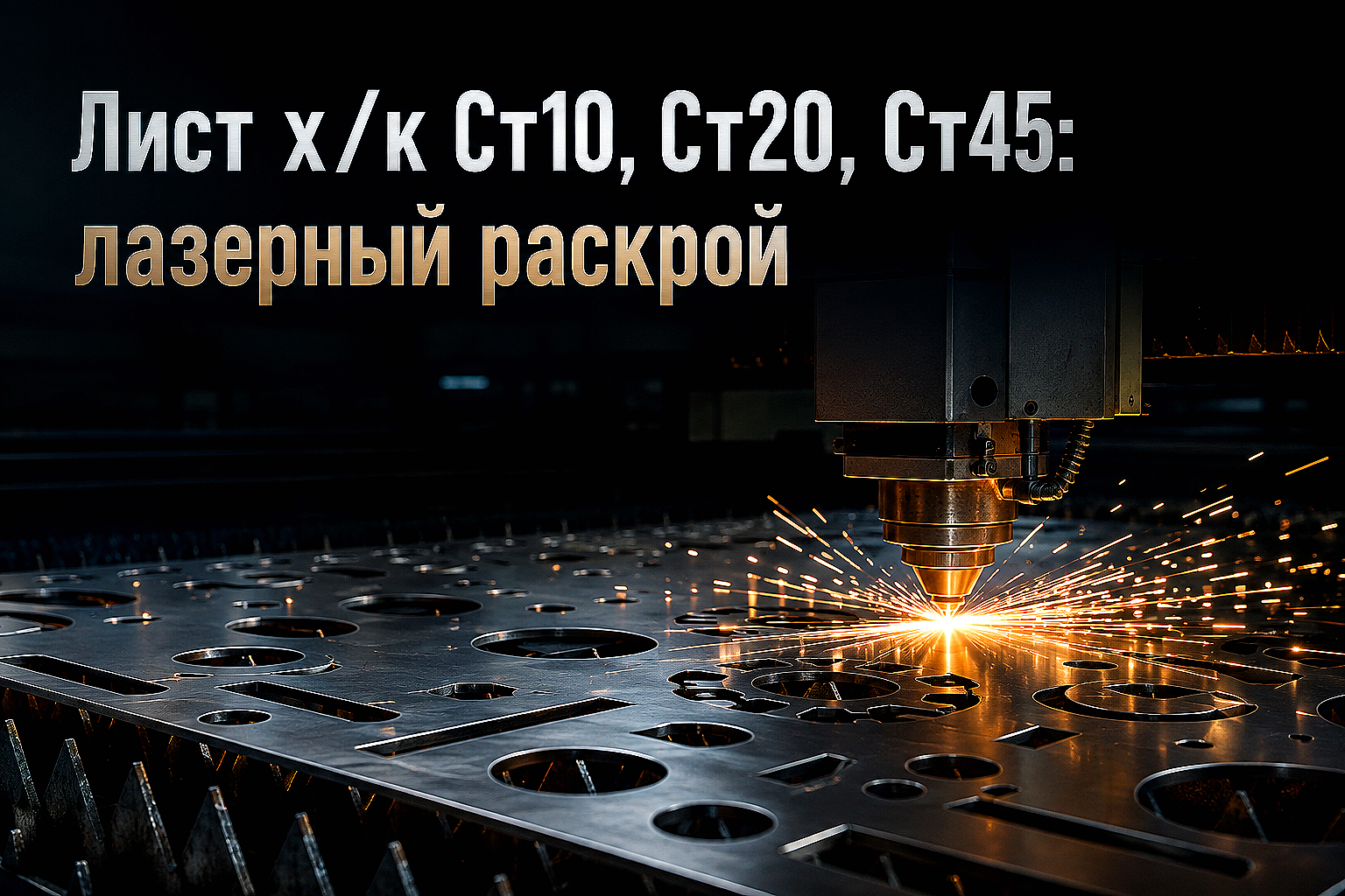 Лист холоднокатаный качественный (Ст10, Ст20, Ст45): выбор марки, лазерный раскрой и термообработка деталей