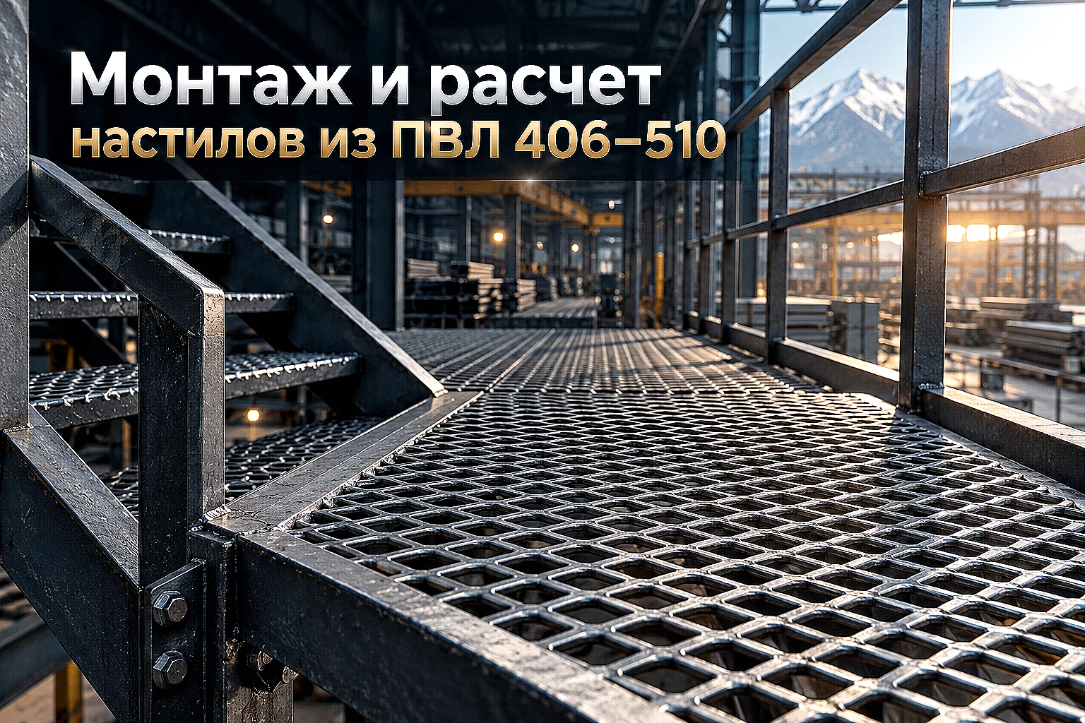 Лист просечно-вытяжной ПВЛ: расшифровка марок 406–510, расчет нагрузок и правила монтажа настилов