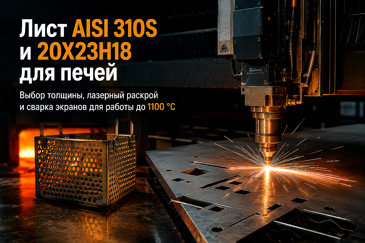 Лист жаропрочный AISI 310S и 20Х23Н18: выбор толщины, раскрой, гибка и технология сварки термических экранов